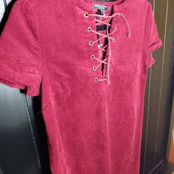 NWOT Romeo and Juliet Couture Corduroy Dress - Picture 13 of 14